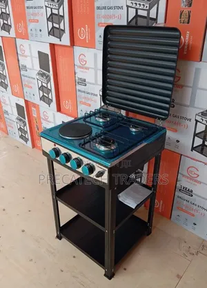 Eurochef 3 Gas Burners + Electric Hotplate Cooker