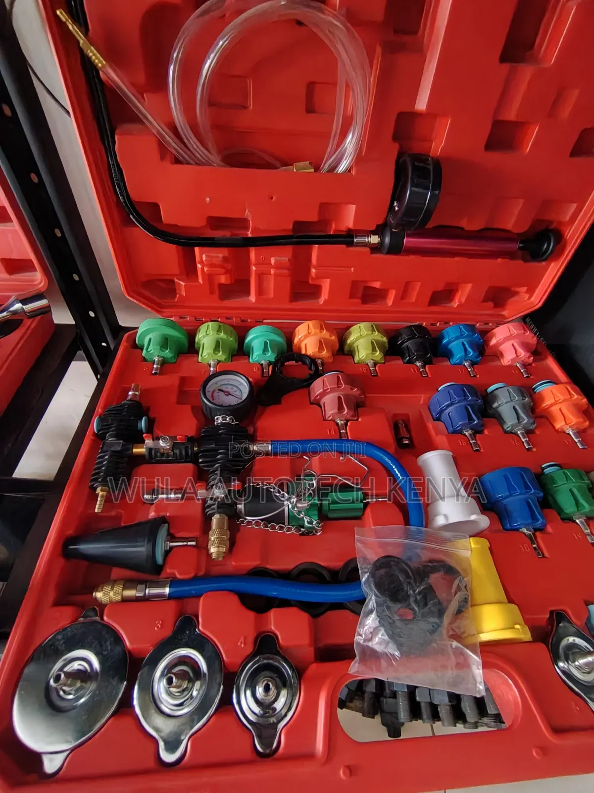 Measure and Check Pressure Water on Radiator and Hose Pipe Tester Kit