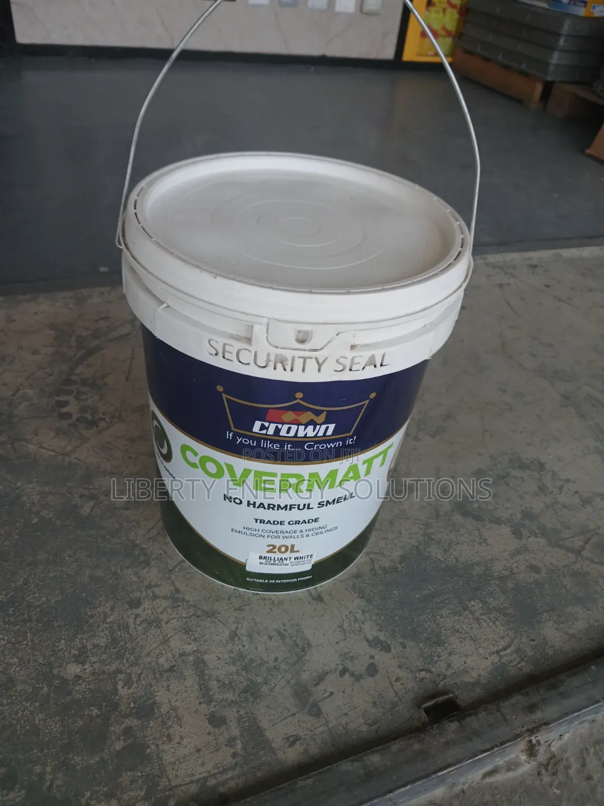20litre Brilliant White Covermatt Paint