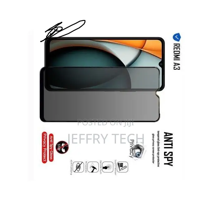 Privacy Screen Protector for REDMi A3 /A3x