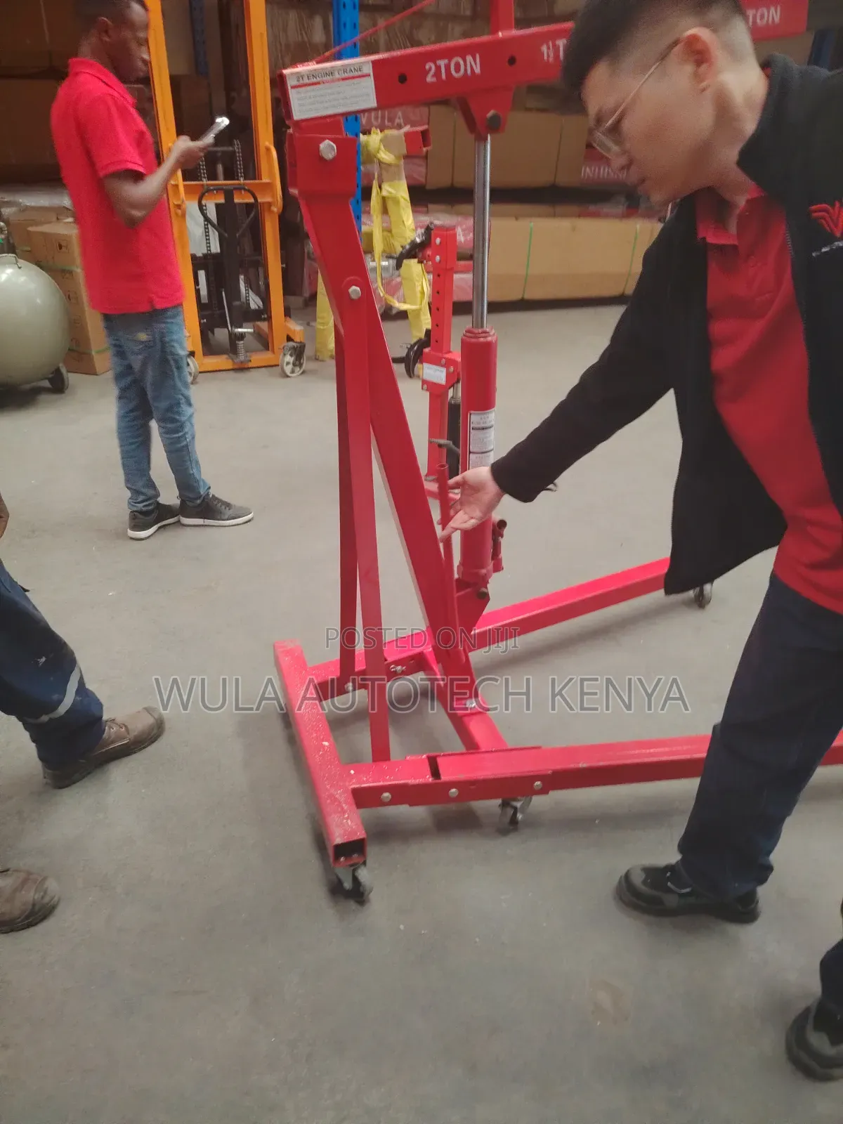 Engine Removal Installation and Lifting Crane Machine Sunshine Italy