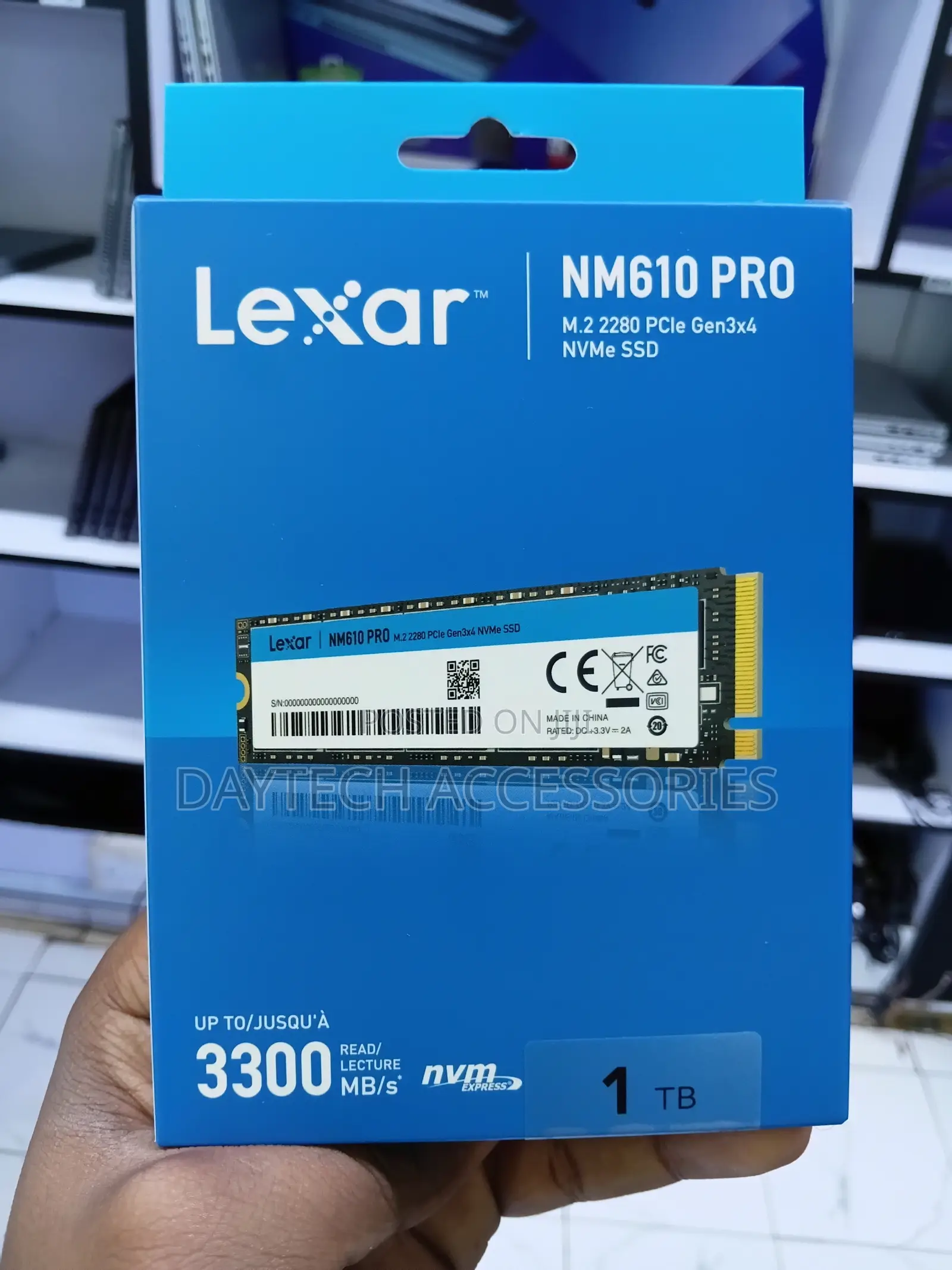 Lexar NM610 Pro 1TB NVMe SSD - Blue