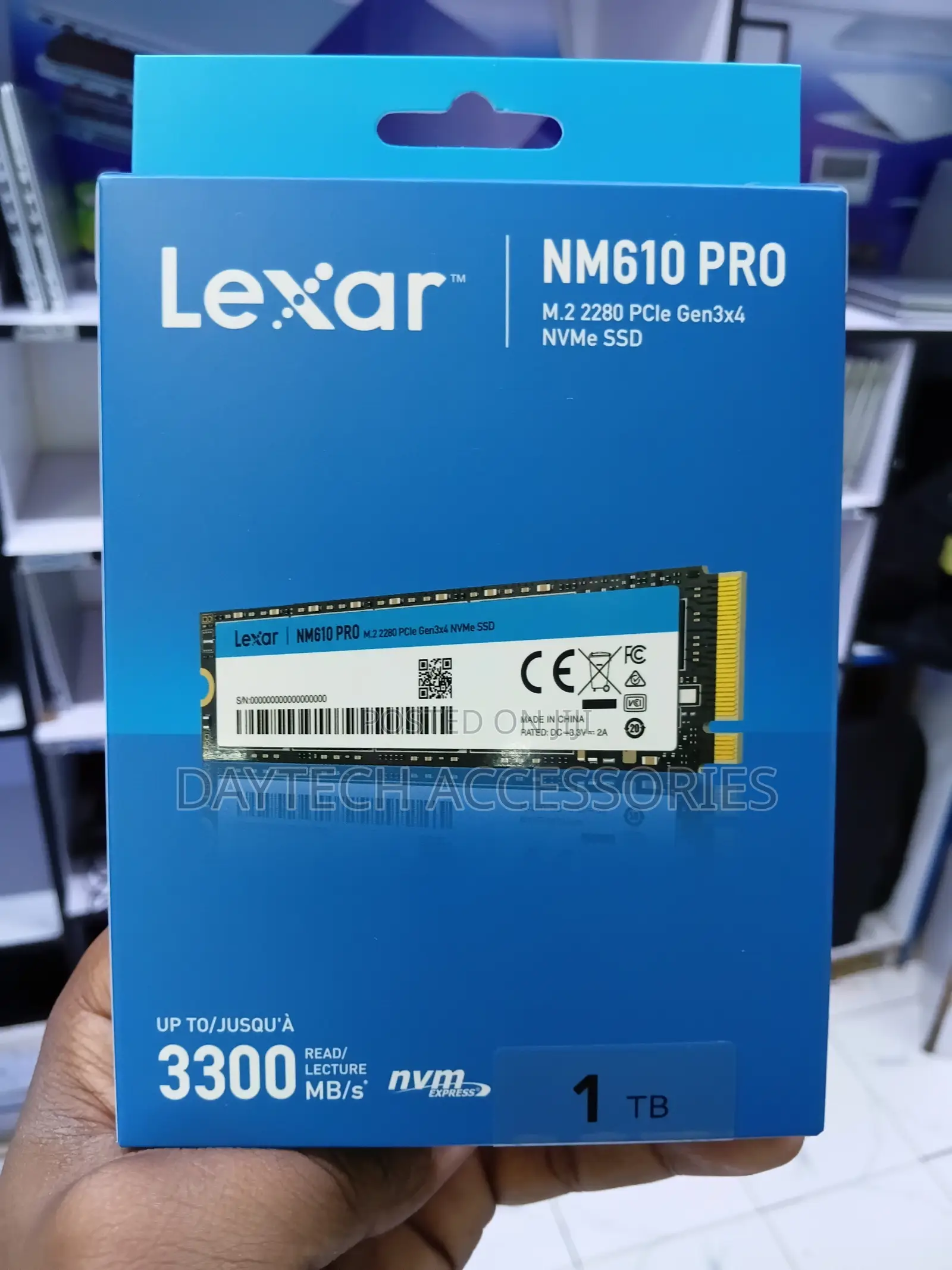 Lexar NM610 Pro 1TB NVMe SSD - Blue