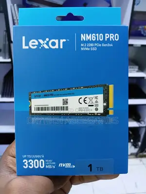 Lexar NM610 PRO 1TB M.2 2280 NVMe PCIe High‐Speed Internal SSD