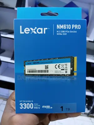 Lexar NM610 PRO 1TB M.2 2280 NVMe PCIe High‐Speed Internal SSD