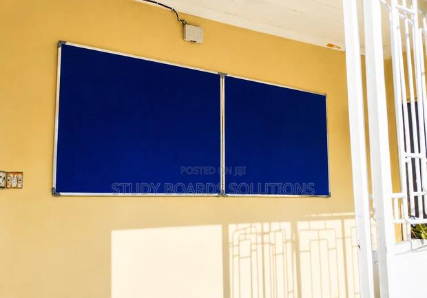 4ftx3ft Blue Pin Board for Indoor or Corridor Certificates Displays