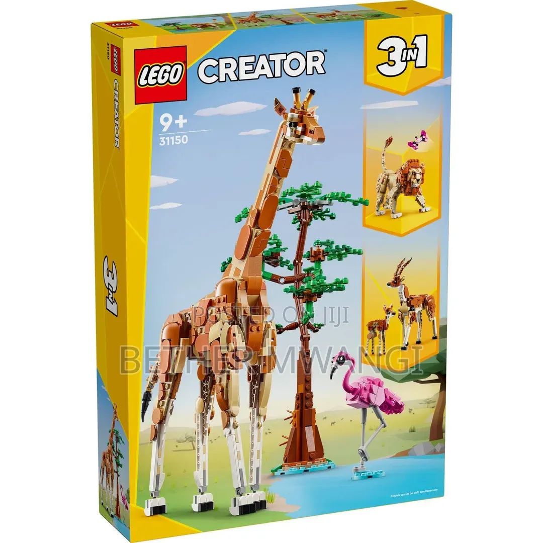 Creator 3 in 1 Wild Safari Animals in Kenya