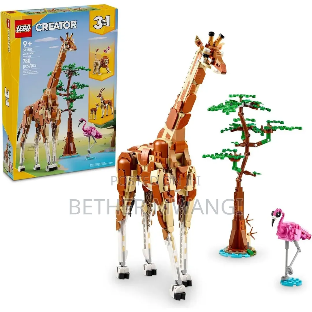 Creator 3 in 1 Wild Safari Animals in Kenya