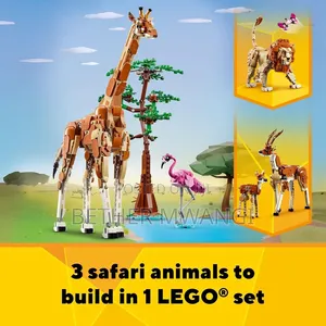 Creator 3 in 1 Wild Safari Animals in Kenya