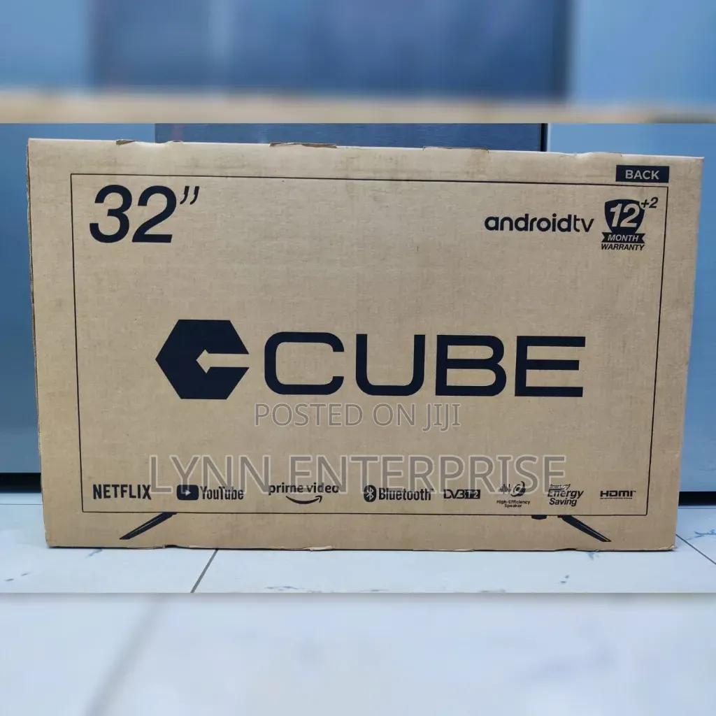 Cube 32" Inches Android TV With 1Year Warranty