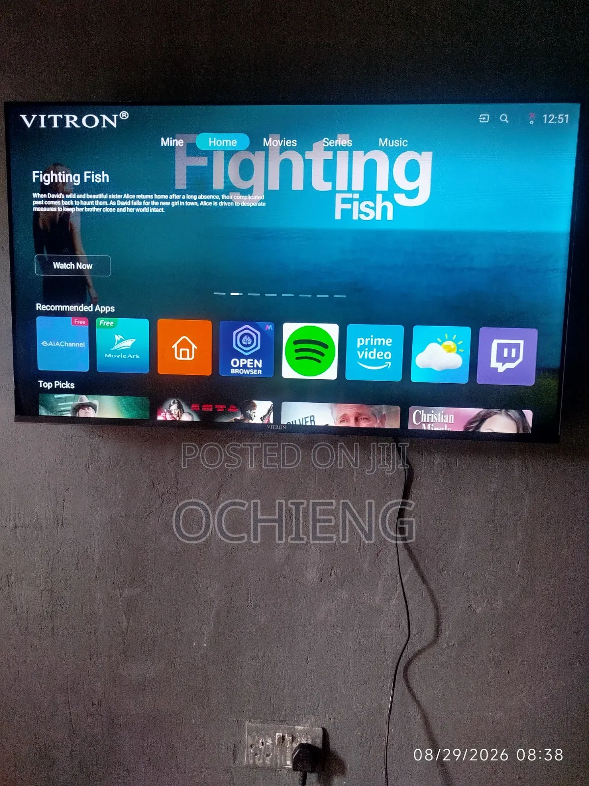 Frameless Vitron 43"