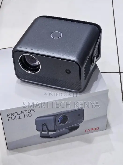 Intelligence CY900 HD Smart Android Projector With WiFi LED Lamp