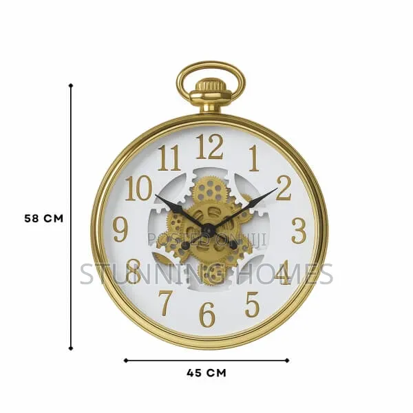 Modern Silent Statement Wall Mounted Clock