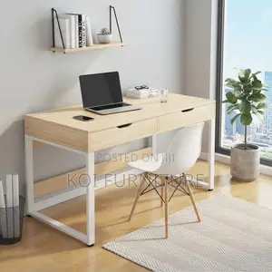 Office Desk; Dual Drawers Home Office Workspaces Desk
