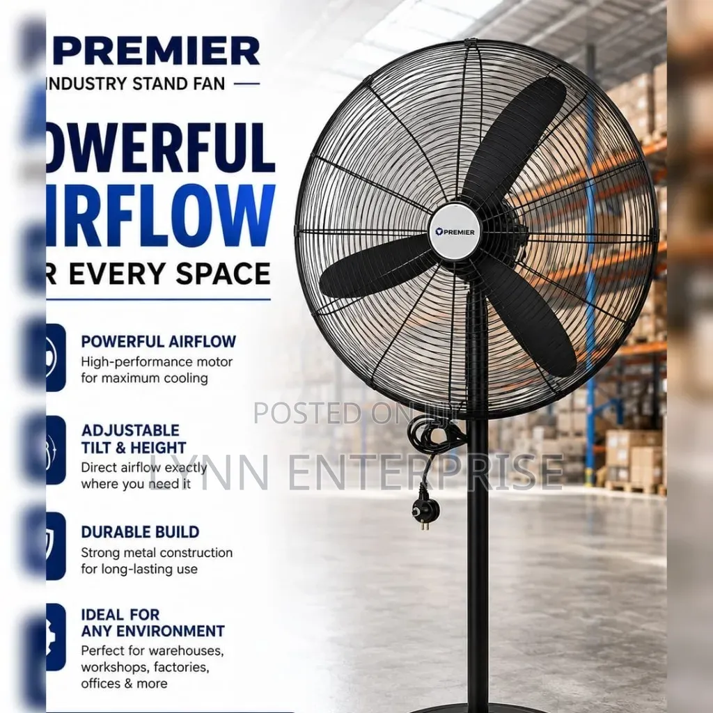 Premier Industry 26 Inches Standing Fan