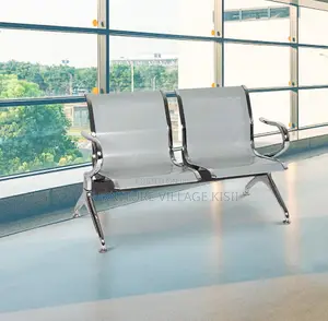 Office Bench; 2-Seater Steel Reception Waiting Bench