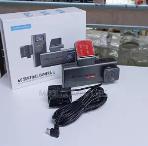 Dual Lens 4G Car Dash Cam – GPS Navigation & Night