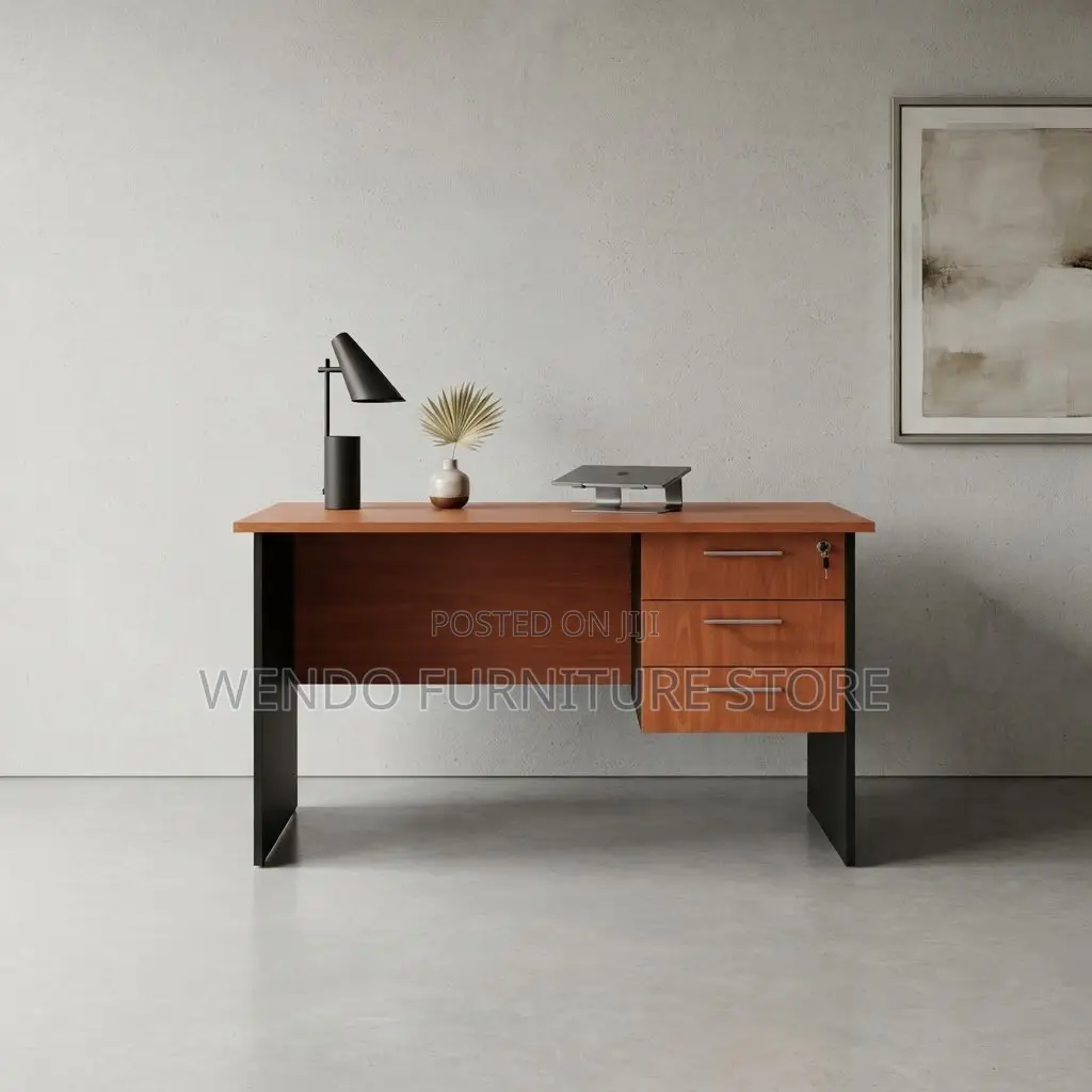 Office Desk; Home Office 1200mm Brown Open Desk