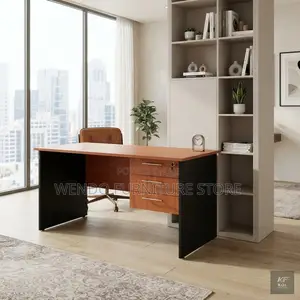 Office Desk; Home Office 1200mm Brown Open Desk