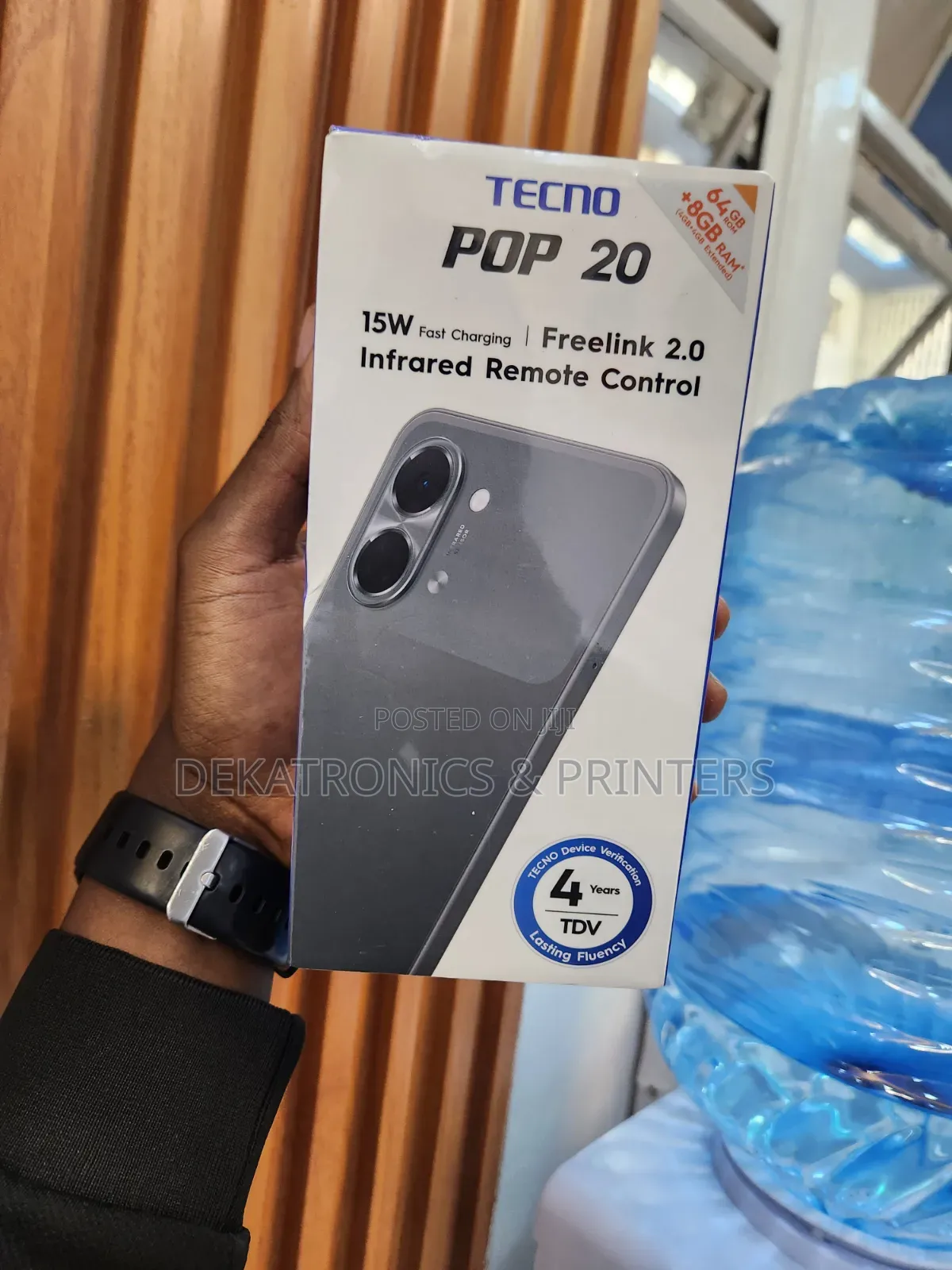 New Tecno Pop 20 64 GB Black