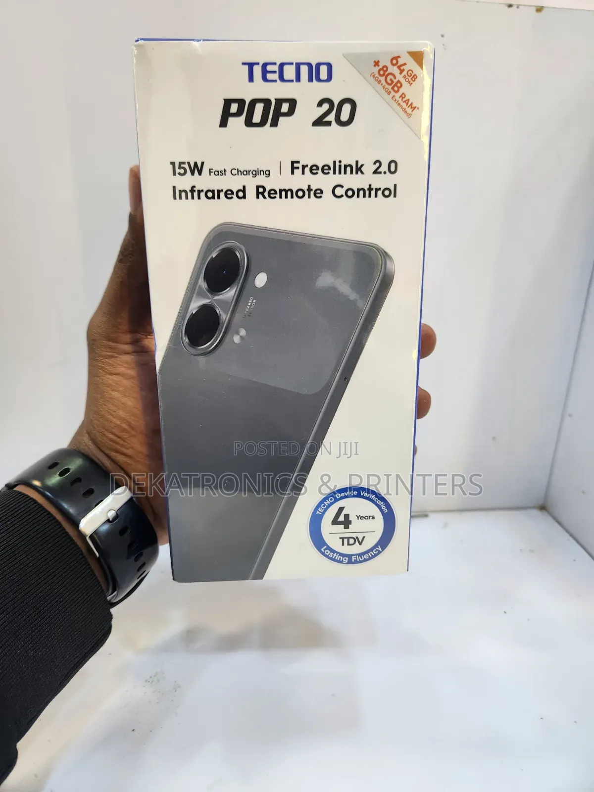 New Tecno Pop 20 64 GB Black