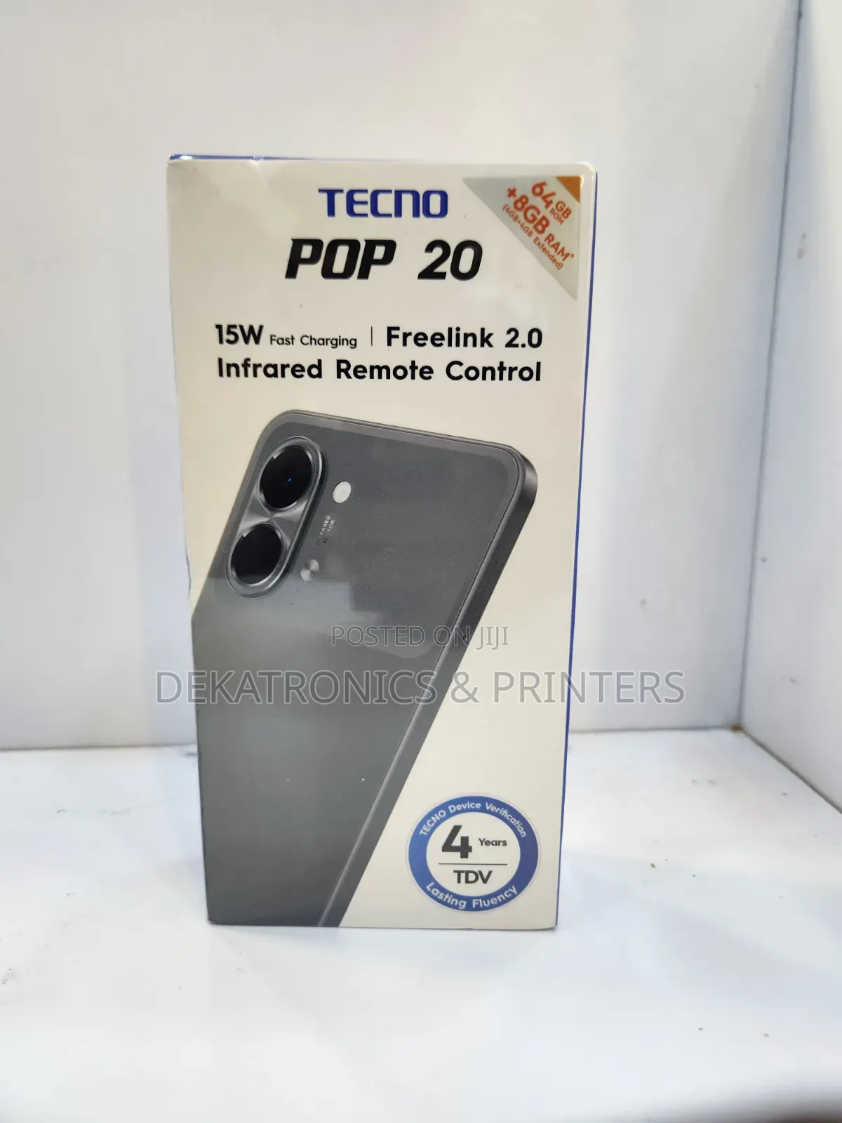 New Tecno Pop 20 64 GB Black