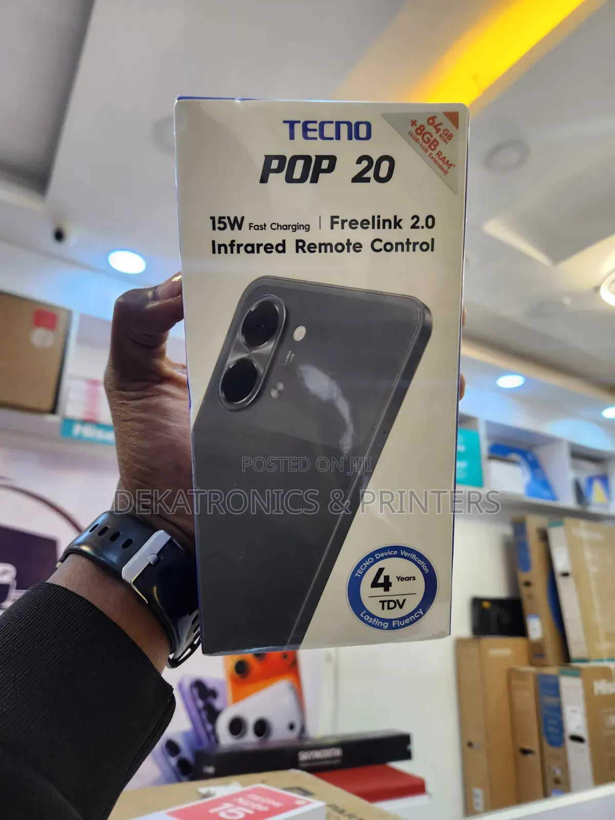 New Tecno Pop 20 128 GB Black
