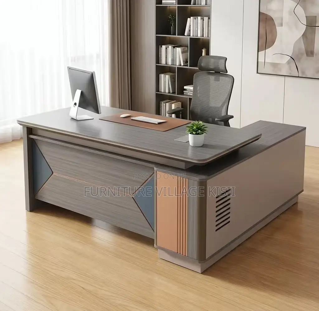 Office Desk; Modern Executive L-Shaped Office Desk160cm