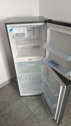 Ramtons 196L Double Door Fridge - Stainless Steel (No-Frost)