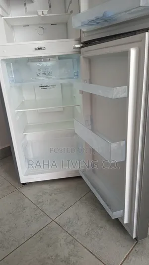 Ramtons 196L Double Door Fridge - Stainless Steel (No-Frost)