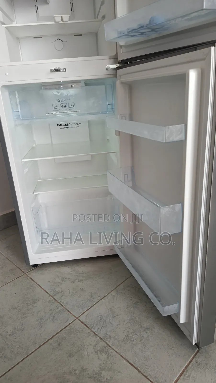 Ramtons 196L Double Door Fridge - Stainless Steel (No-Frost)