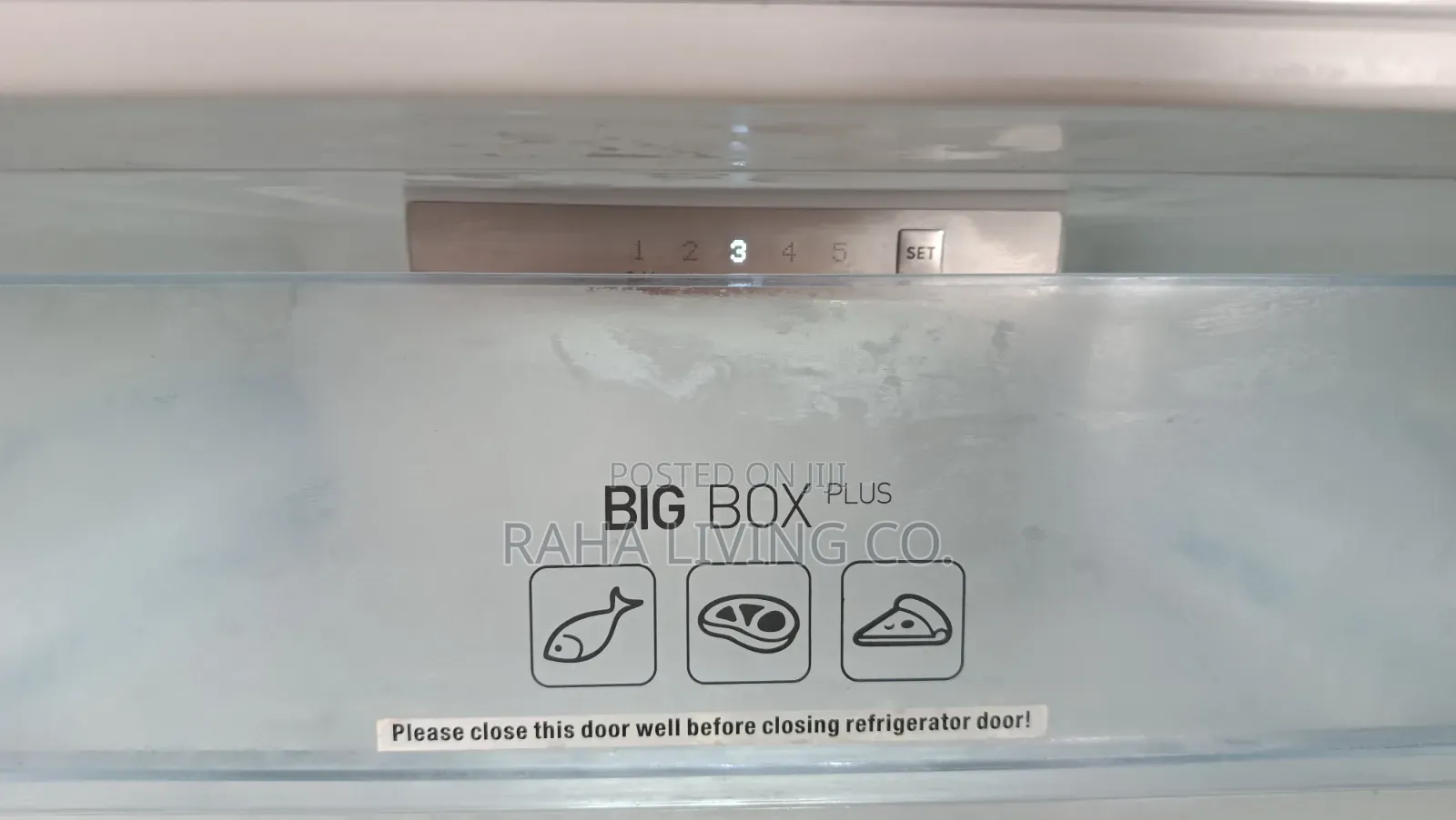 Ramtons 196L Double Door Fridge - Stainless Steel (No-Frost)