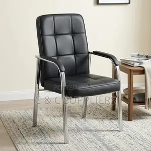 Leather Mid Back Meeting/Conference Seat.