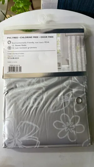 Gray Floral Shower Curtains – Elegant Bathroom Decor