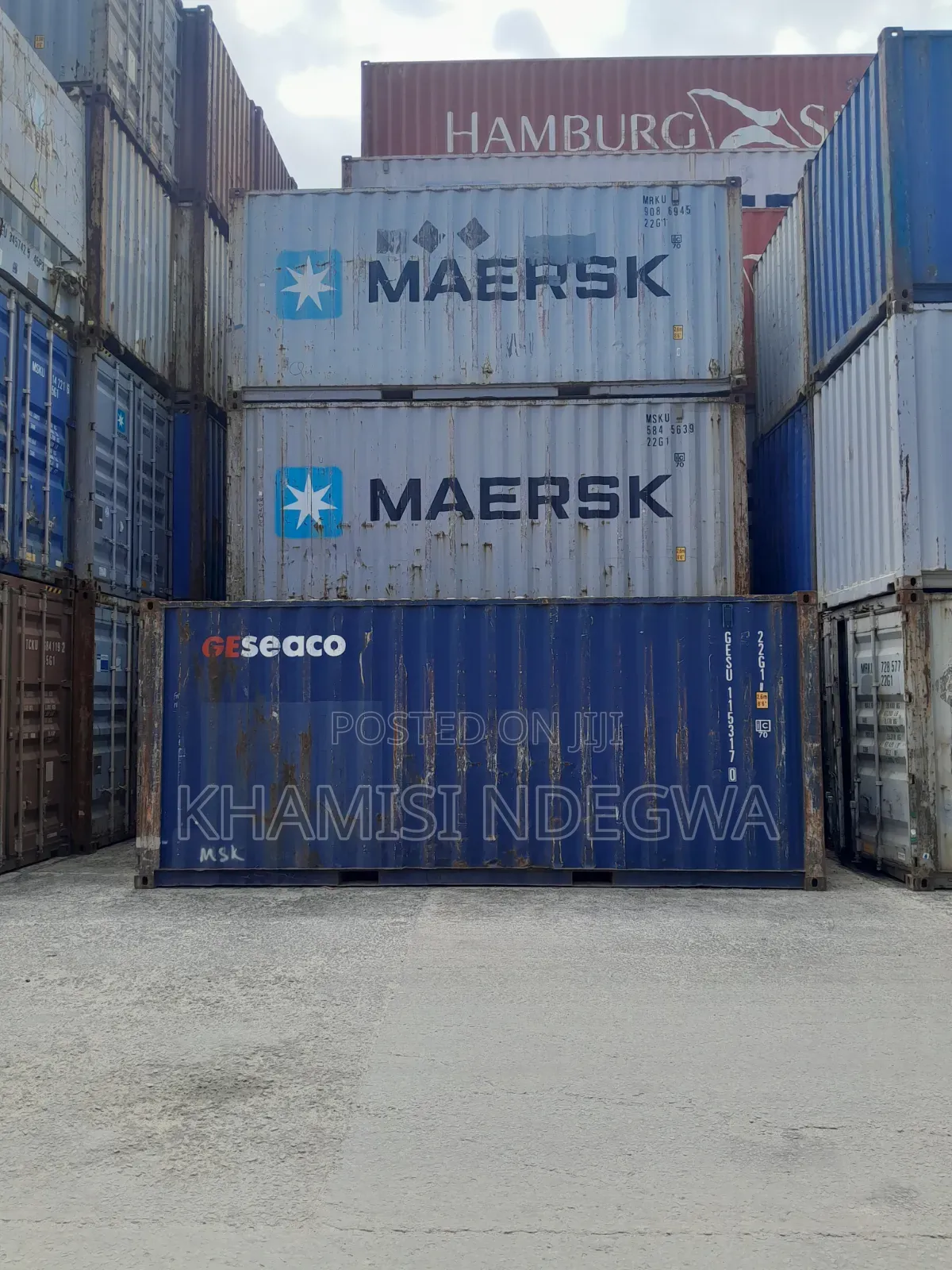Genuine Used Empty Containers for Sale.