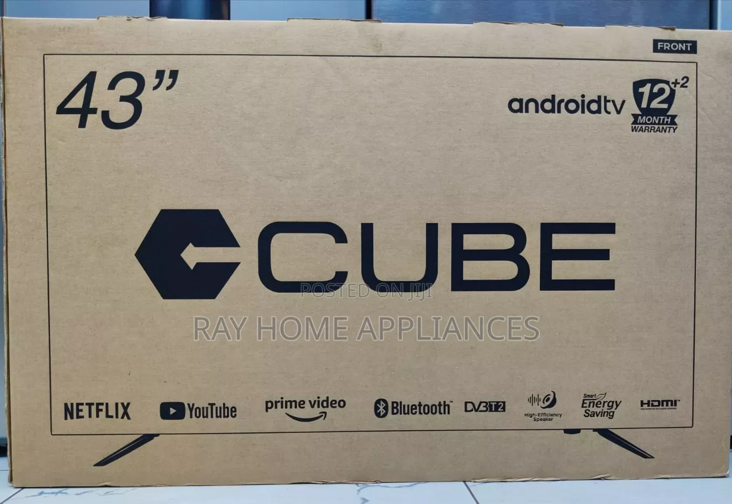 Cube TV 43" Android 1Year Warranty
