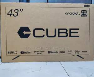 Cube TV 43" Android 1Year Warranty