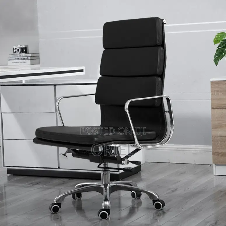 Office Chair : PU Leather Office Chair High-Back Swivel