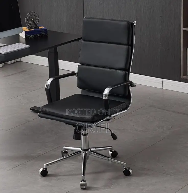 Office Chair : PU Leather Office Chair High-Back Swivel