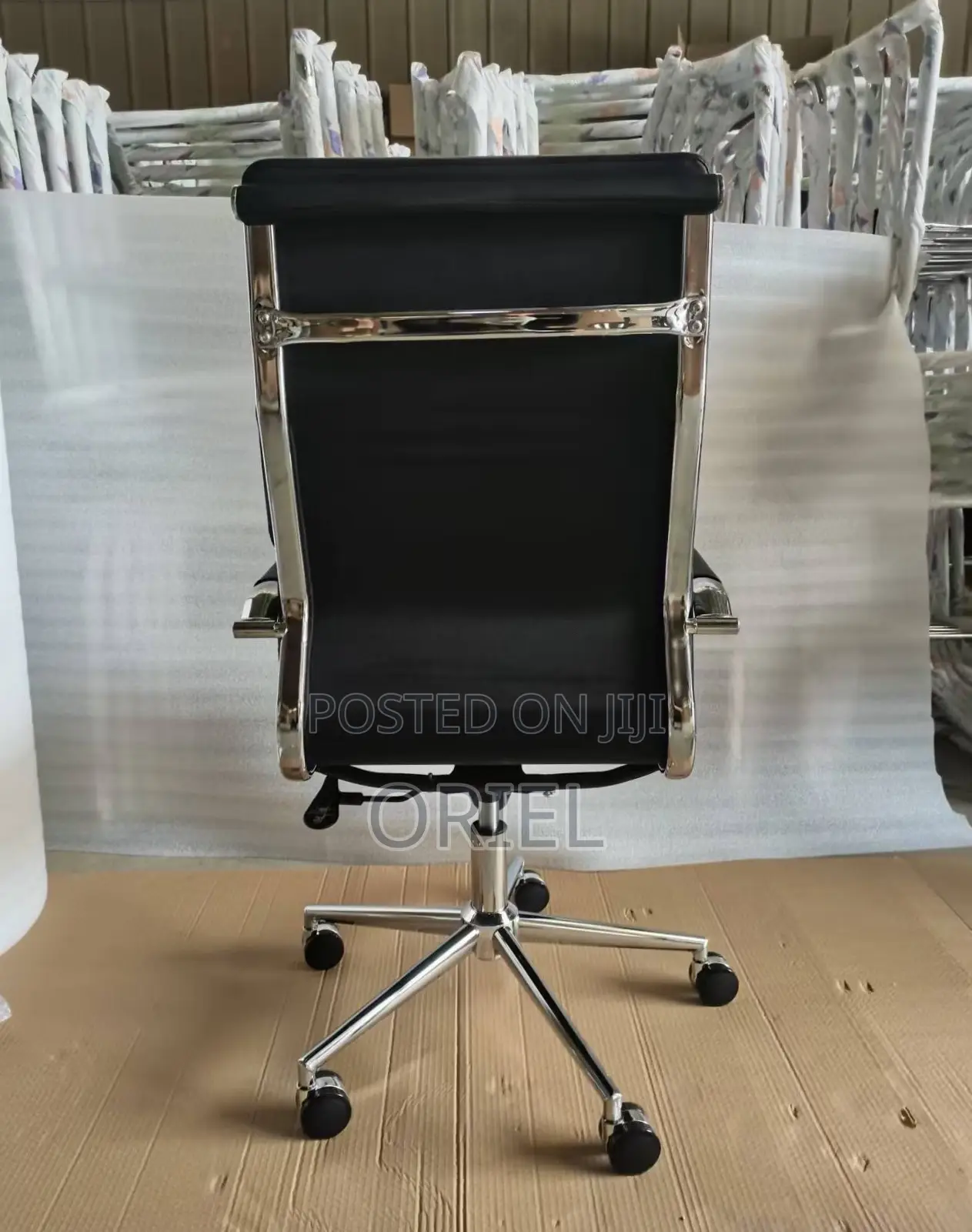 Office Chair : PU Leather Office Chair High-Back Swivel