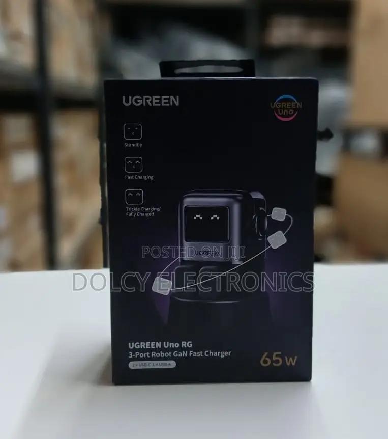 Ugreen Uno RGCD 361 65w Uno Adapter With 2 USB C and 1 USB A