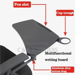 Black Folding Homework Chair With Pad