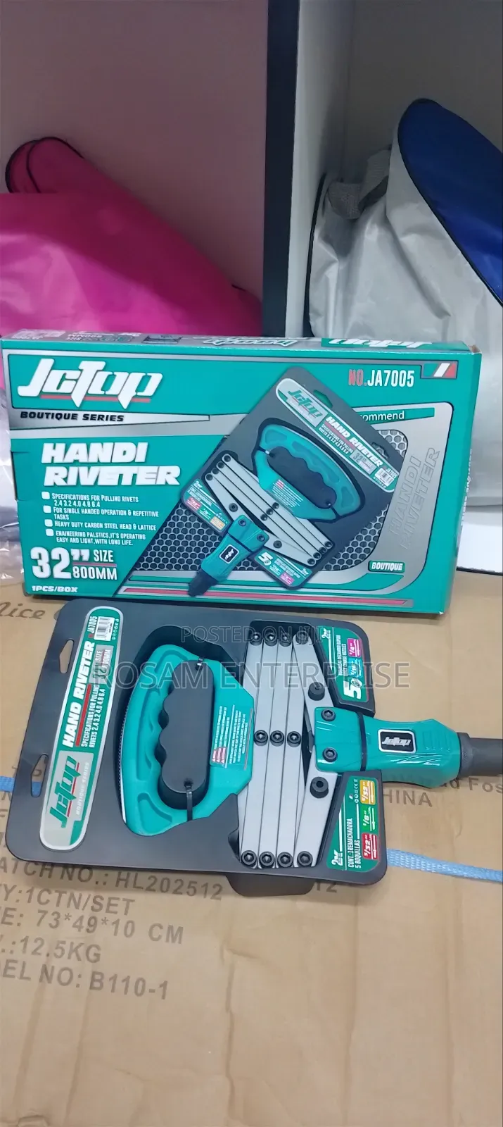 Hand Riveter / Rivet Gun, Model JA7005.