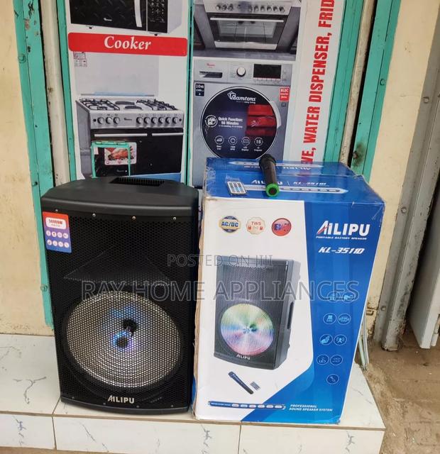 Ailipu Trolley Speaker Rechargeable 15" 1 Wireless Mic Remote Control