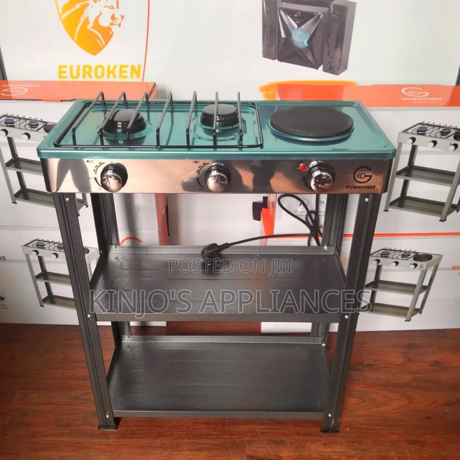 Eurochef 2+1 Deluxe Gas Stove Cooker  (Model: EC-6073 2+1)
1