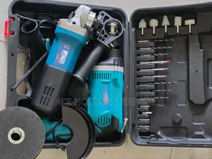 Toolmax Drill + Grinder Combo – 2-in-1 Power Tool Set