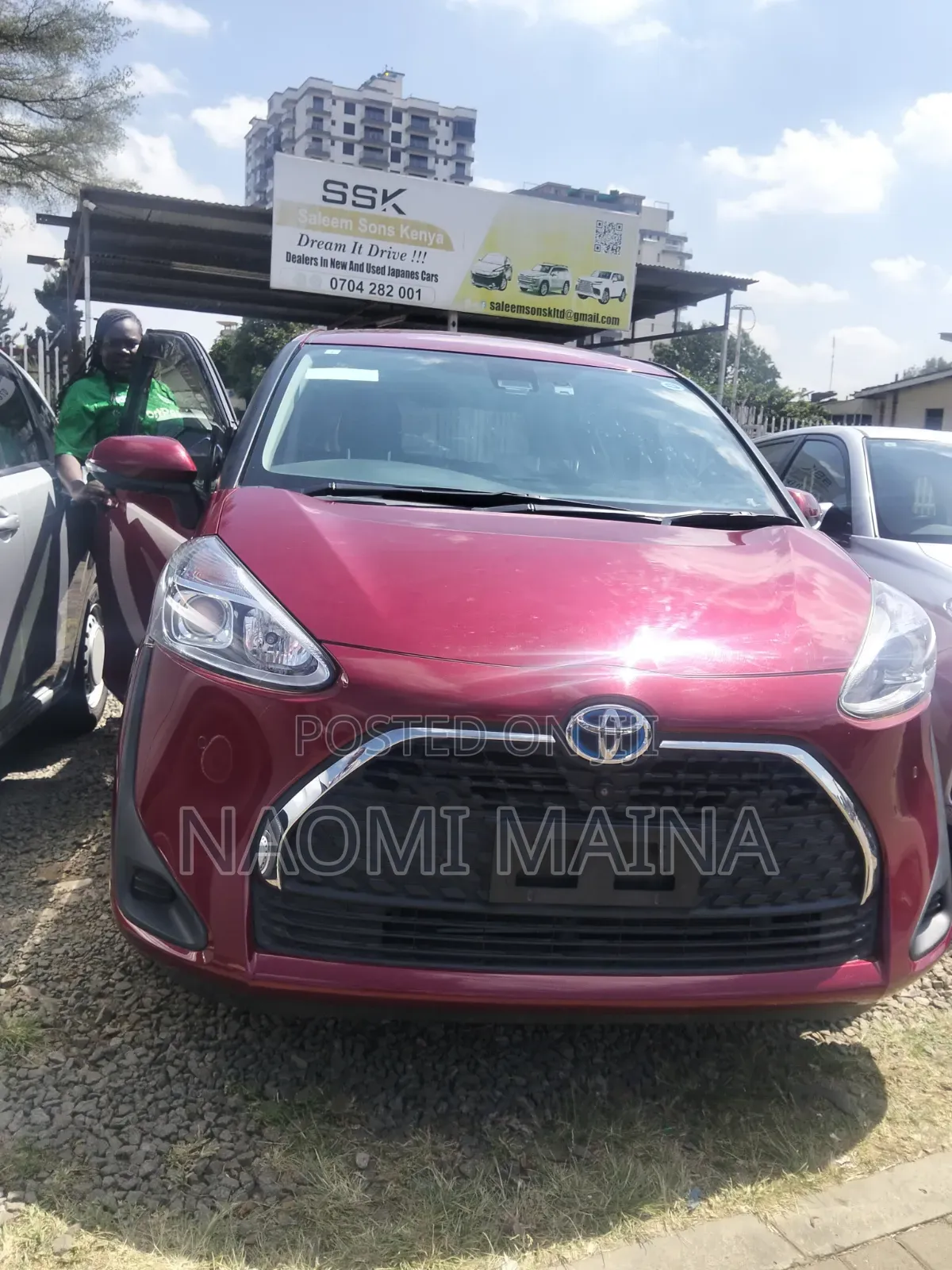 Toyota Sienta 2019 Maroon
