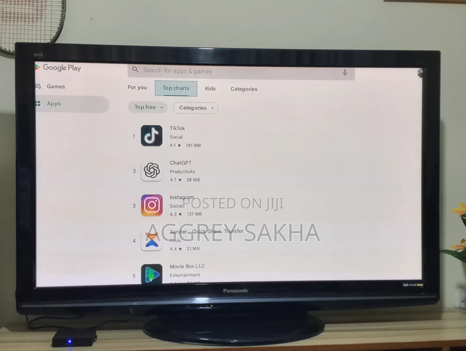 Panasonic 50" Plasma TV