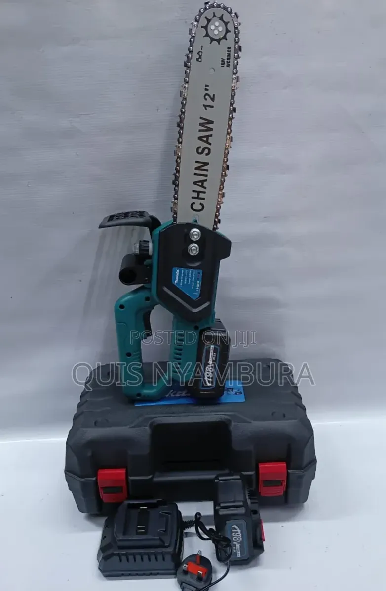 12" Cordless Chain Saw/ Makita Power Saw 198v