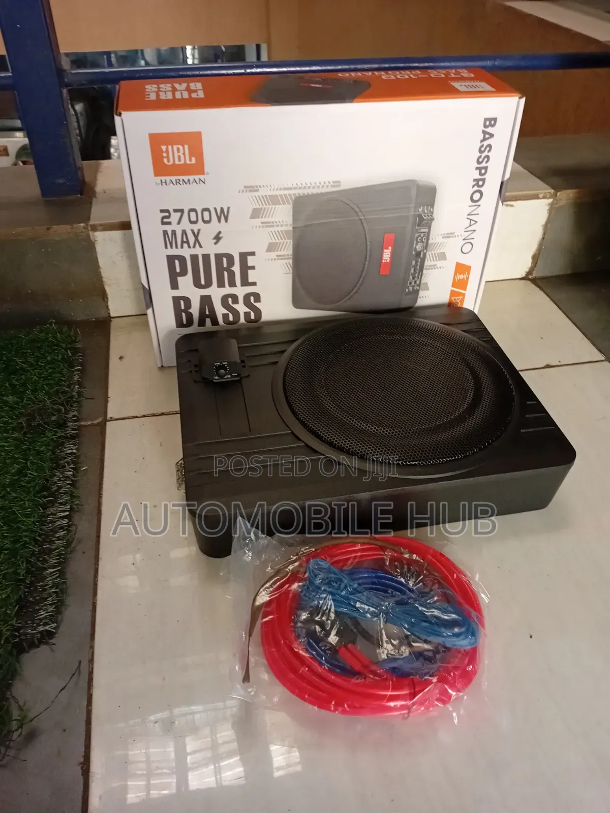 JBL Underseat Subwoofer 2700W – Powerful Bass Car Audio
